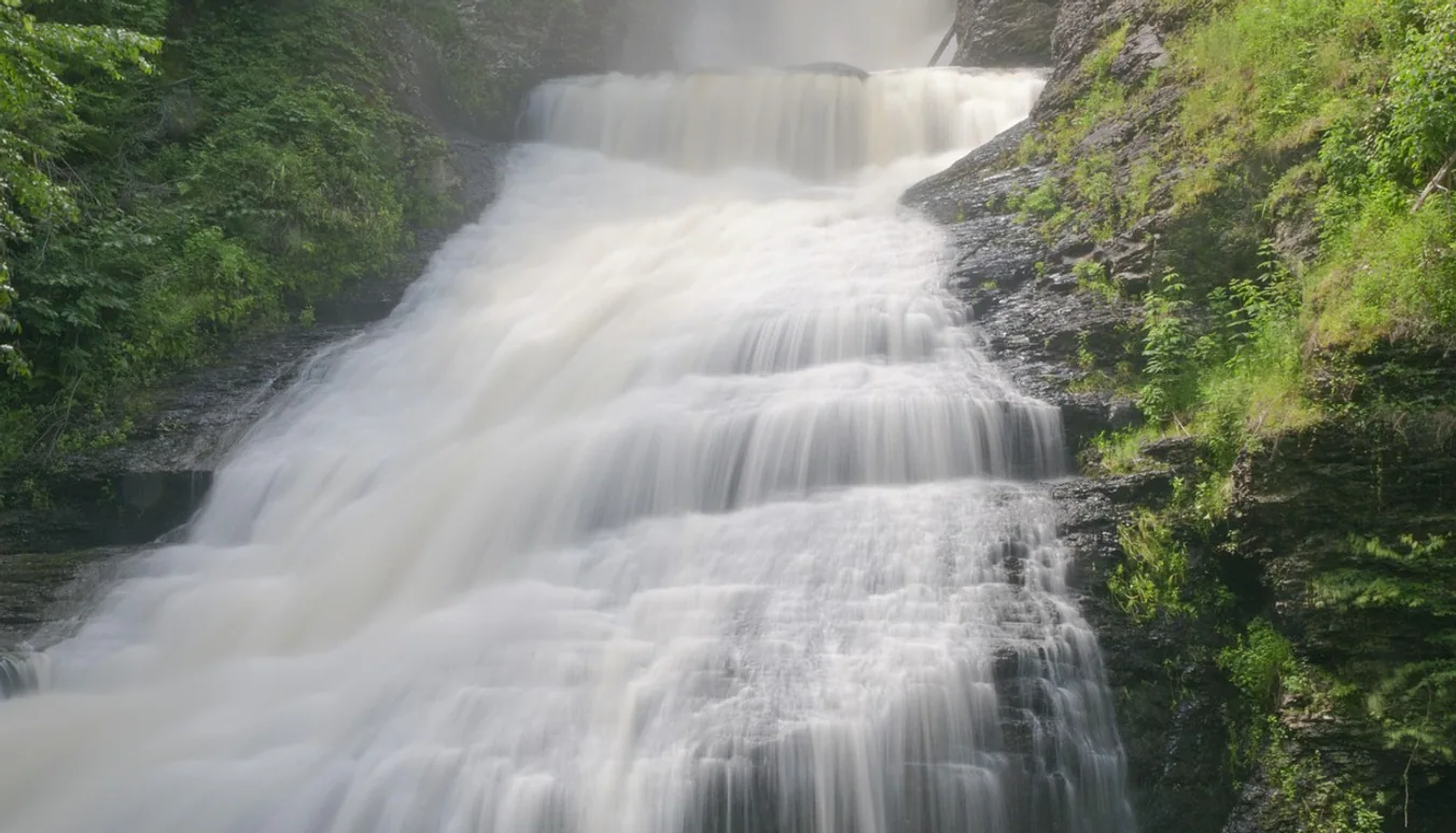 Cascade, waterfall and water